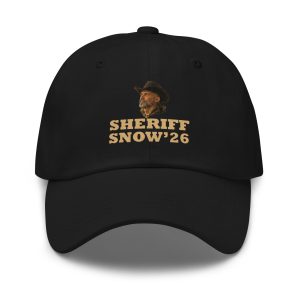 Sheriff Snow '26 dad hat - black - front