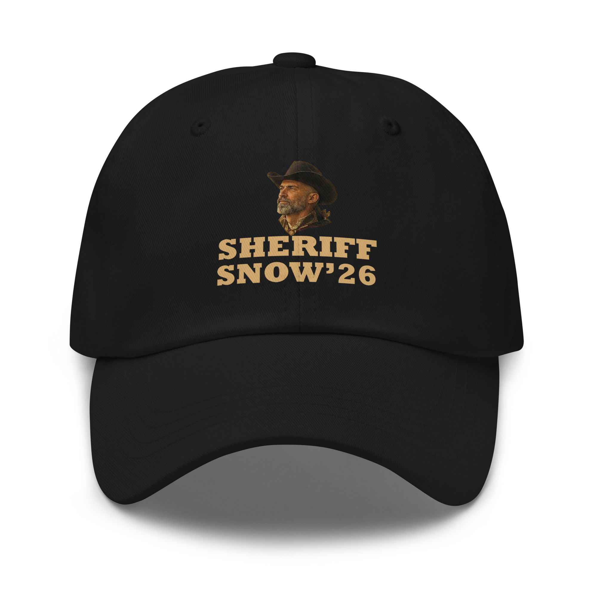 Sheriff Snow '26 dad hat - black - front