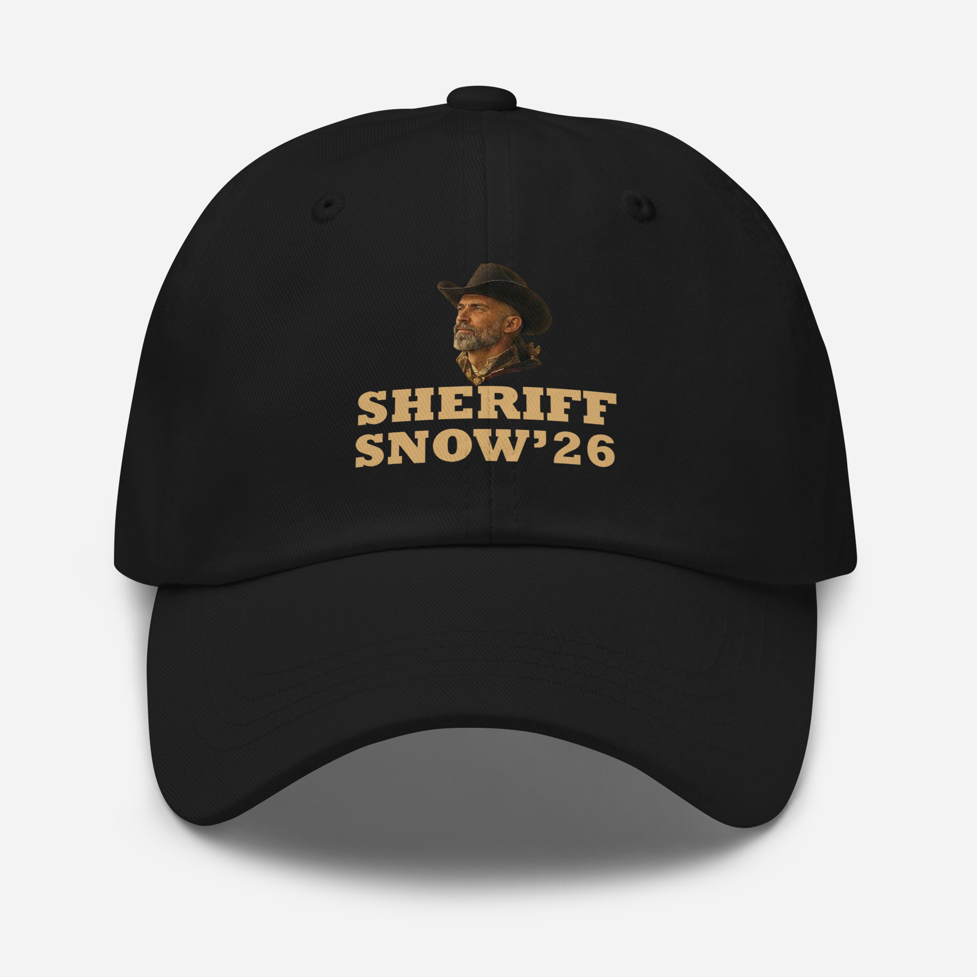 Sheriff Snow '26 dad hat - black