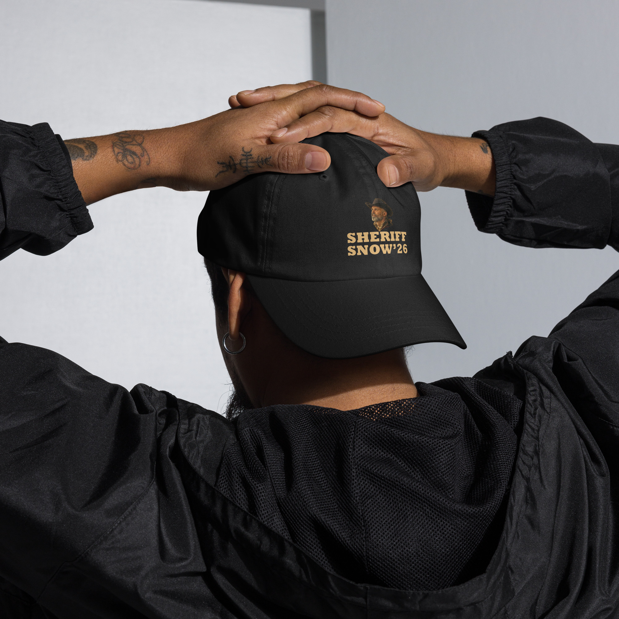 Sheriff Snow '26 dad hat - black - front