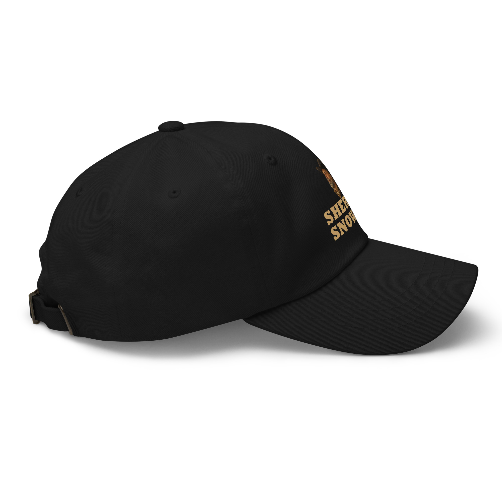 Sheriff Snow '26 dad hat - black - right side