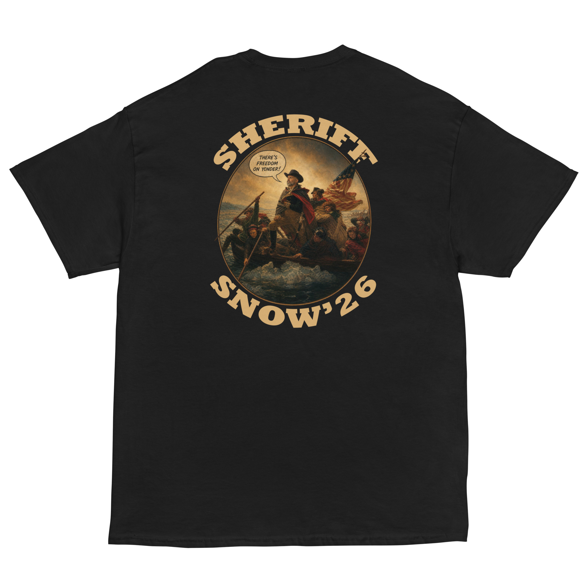 Sheriff Snow '26 T'shirt - black