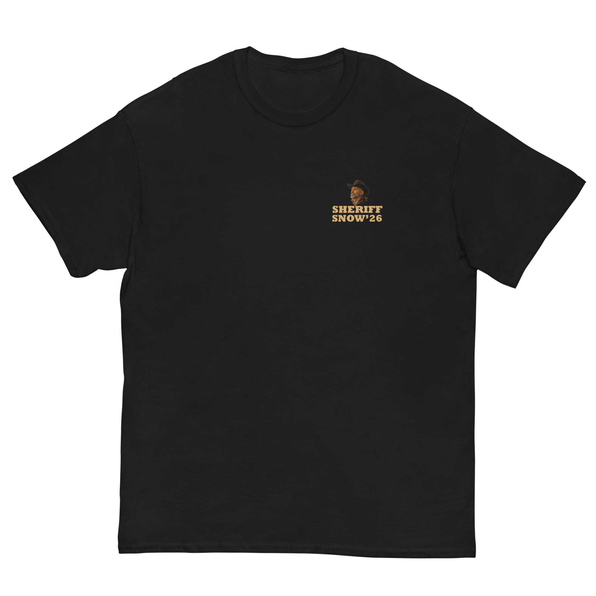 Sheriff Snow '26 T'shirt - black