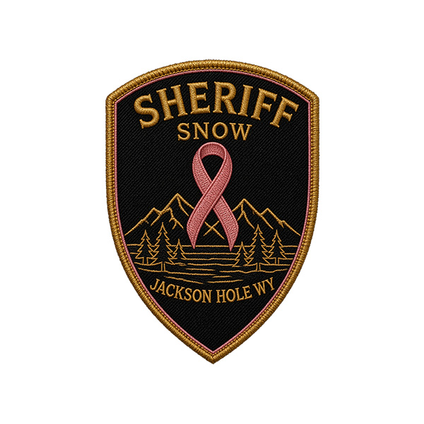 Sheriff Snow Pink Patch - Raise money for Breast Cancer Awareness Month!